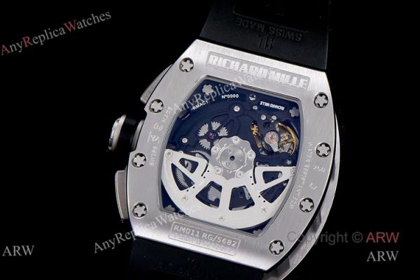 KV Factory Replica Richard Mille RM 011-FM Felipe Massa Black Kite Flyback Chronograph Watch KV Factory Replica Richard Mille RM 011-FM Felipe Massa Black Kite Flyback Chronograph Watch