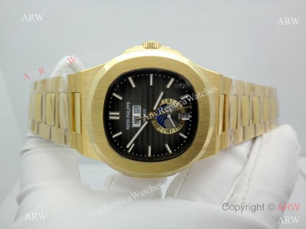 Copy Patek Philippe Nautilus Annual Calendar Moonphase Watch Yellow Gold Copy Patek Philippe Nautilus Annual Calendar Moonphase Watch Yellow Gold