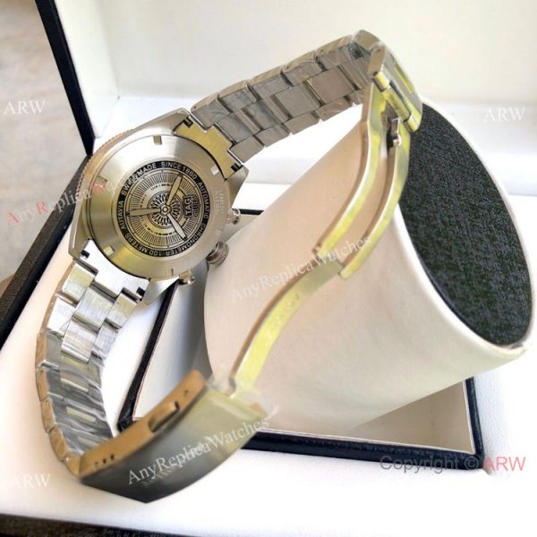 Copy Tag Heuer Autavia Flyback Stainless Steel White Dial Watches 43mm Copy Tag Heuer Autavia Flyback Stainless Steel White Dial Watches 43mm