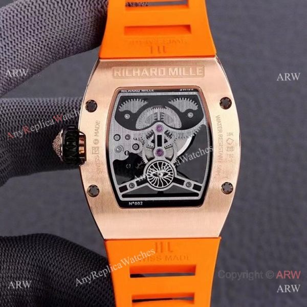 Swiss Quality Replica Richard Mille Goat Mask Automatic Watches Rose Gold Swiss Quality Replica Richard Mille Goat Mask Automatic Watches Rose Gold