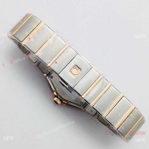 (VS) Omega Constellation Two Tone Rose Gold 27mm Watch with Quartz Movement (VS) Omega Constellation Two Tone Rose Gold 27mm Watch with Quartz Movement