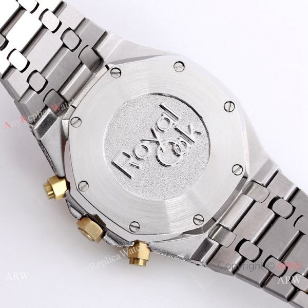 Best Replica Audemars Piguet Royal Oak Iced Out Watch Two Tone Diamond Dial Best Replica Audemars Piguet Royal Oak Iced Out Watch Two Tone Diamond Dial