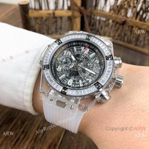 Hublot Big Bang Unico Chronograph Watches Hublot Transparent Watch Diamond Bezel Hublot Big Bang Unico Chronograph Watches Hublot Transparent Watch Diamond Bezel