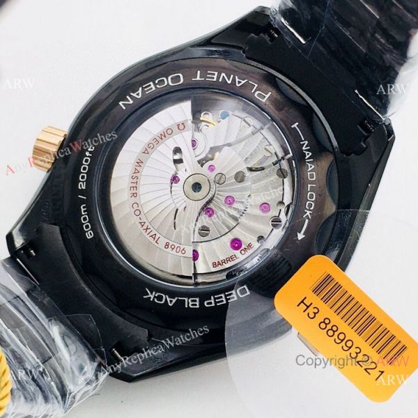 Swiss Grade Omega Planet Ocean Deep Black 600m Rose Gold Bezel Watch OE Factory Swiss Grade Omega Planet Ocean Deep Black 600m Rose Gold Bezel Watch OE Factory