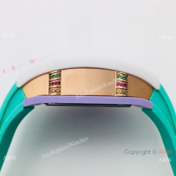 VS Factory Richard Mille AAA RM 07-03 Marshmallow BonBon Watch Green Rubber Strap VS Factory Richard Mille AAA RM 07-03 Marshmallow BonBon Watch Green Rubber Strap
