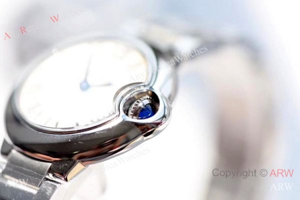 Swiss Replica Cartier Ballon Bleu Stainless Steel 28mm Watch V6 Factory Swiss Replica Cartier Ballon Bleu Stainless Steel 28mm Watch V6 Factory
