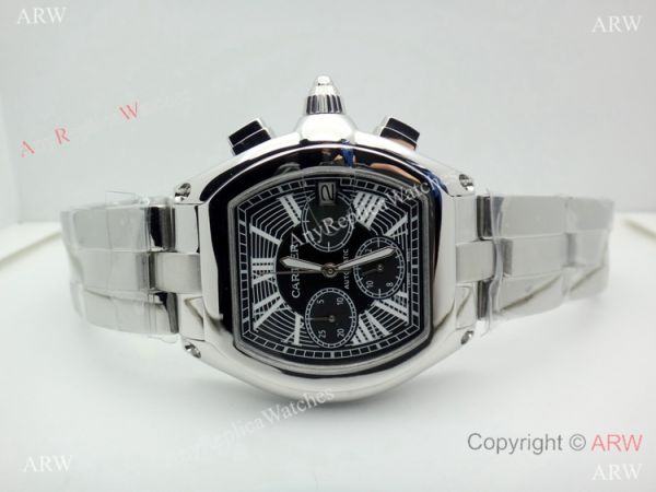 High Quality Replica Cartier Roadster Chronograph Stainless Steel Watch High Quality Replica Cartier Roadster Chronograph Stainless Steel Watch