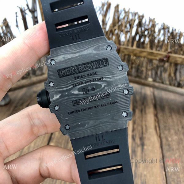 Swiss Quality Copy Richard Mille Rm27-02 Watches All Black Carbon Case Swiss Quality Copy Richard Mille Rm27-02 Watches All Black Carbon Case