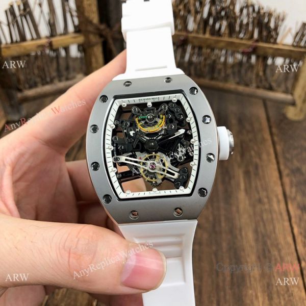 New Copy Richard Mille RM38-01 Gray Rubber Men Watches New Copy Richard Mille RM38-01 Gray Rubber Men Watches
