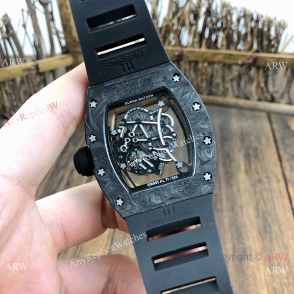 SWISS Replica Richard Mille Rm055 Rose Gold Diamond Watch V2 version SWISS Replica Richard Mille Rm055 Rose Gold Diamond Watch V2 version