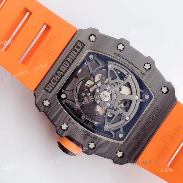 KV Factory New Replica Richard Mille Orange Watch RM035-02 For Men KV Factory New Replica Richard Mille Orange Watch RM035-02 For Men