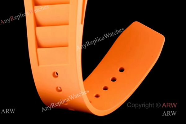 KV Factory Replica Richard Mille RM035 Americas Rose Gold Watch With Orange Rubber Band KV Factory Replica Richard Mille RM035 Americas Rose Gold Watch With Orange Rubber Band