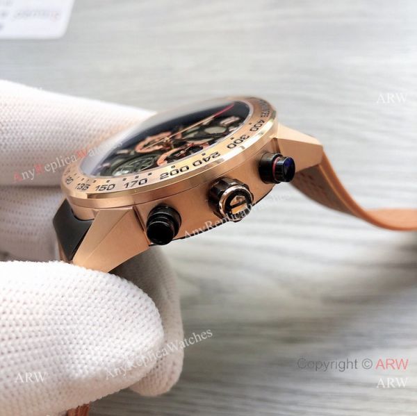 Best Quality Tag Heuer Carrera Rose Gold Skeleton Watches Best Quality Tag Heuer Carrera Rose Gold Skeleton Watches