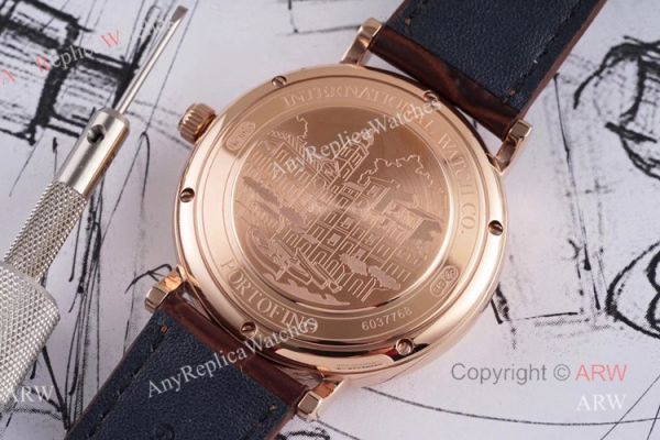 Swiss Replica IWC Portofino Green Dial Rose Gold Watch Best Iwc Portofino 8 Days Power Reserve For Men Swiss Replica IWC Portofino Green Dial Rose Gold Watch Best Iwc Portofino 8 Days Power Reserve For Men