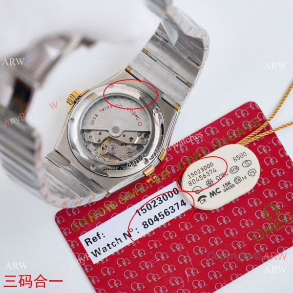 Swiss Quality Omega Constellation Double Eagle Couple Watch 2-Tone Rose Gold Diamond Bezel Swiss Quality Omega Constellation Double Eagle Couple Watch 2-Tone Rose Gold Diamond Bezel