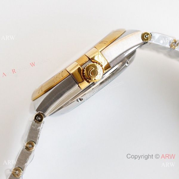 Swiss Quality Omega Double Eagle Couple Watches Copy 2-Tone Champagne Dial Swiss Quality Omega Double Eagle Couple Watches Copy 2-Tone Champagne Dial