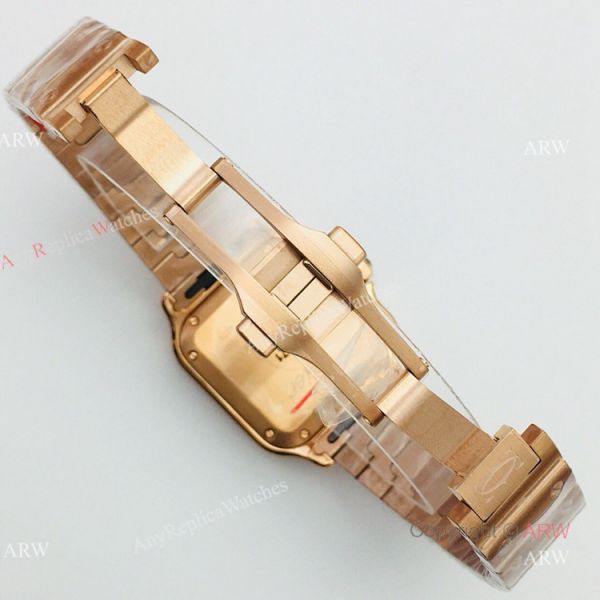 BV Factory 1:1 Cartier Santos De Cartier Watch Copy Rose Gold Diamond Ladies BV Factory 1:1 Cartier Santos De Cartier Watch Copy Rose Gold Diamond Ladies