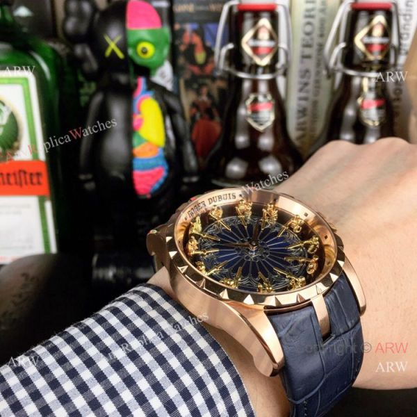 Copy Roger Dubuis Excalibur Knights Of The Round Table II watch Rose Gold Copy Roger Dubuis Excalibur Knights Of The Round Table II watch Rose Gold