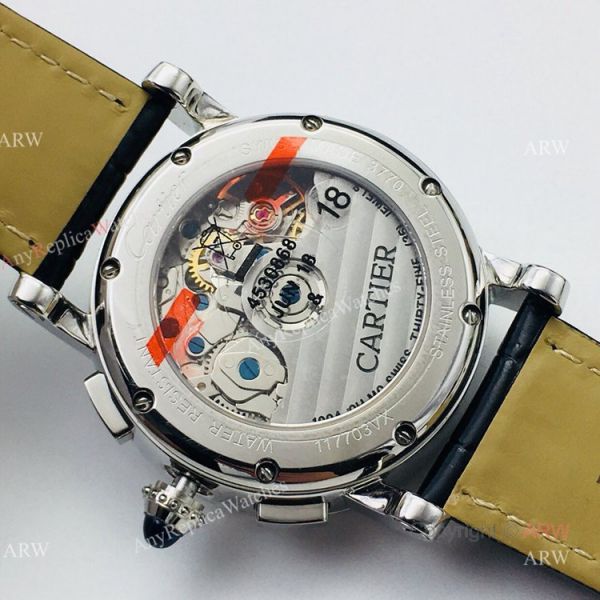 (GZF) 1:1 High Quality Replica Rotonde De Cartier Black Dial Chronograph Watches 40mm (GZF) 1:1 High Quality Replica Rotonde De Cartier Black Dial Chronograph Watches 40mm