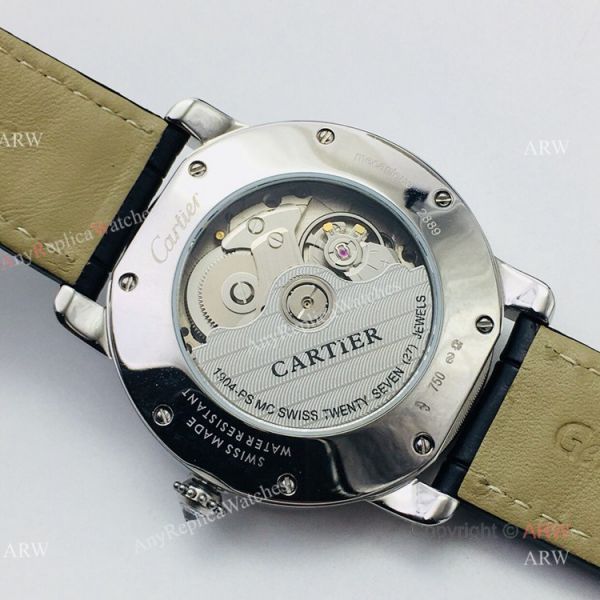 (EGF) New Replica Ronde De Cartier Stainless Steel White Dial Diamond Watches (EGF) New Replica Ronde De Cartier Stainless Steel White Dial Diamond Watches