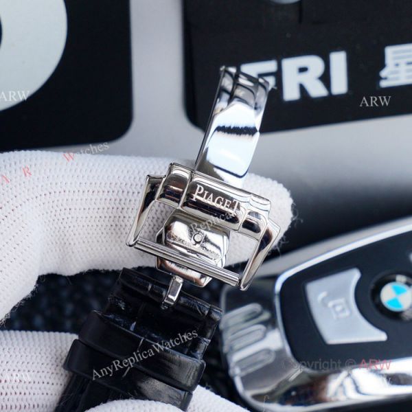 Swiss Grade Replica Piaget Diamond Watch Piaget Black Tie Diamond Watch 42mm Swiss Grade Replica Piaget Diamond Watch Piaget Black Tie Diamond Watch 42mm