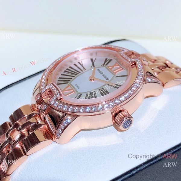 Copy Roger Dubuis Velvet Quartz Watches Rose Gold Black Dial Copy Roger Dubuis Velvet Quartz Watches Rose Gold Black Dial