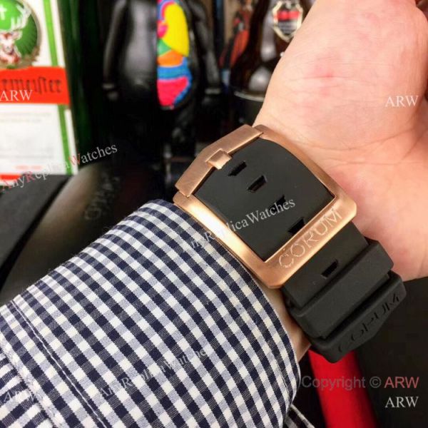 Replica Admirals Cup AC-One Corum Watch Rose Gold Chronograph Replica Admirals Cup AC-One Corum Watch Rose Gold Chronograph