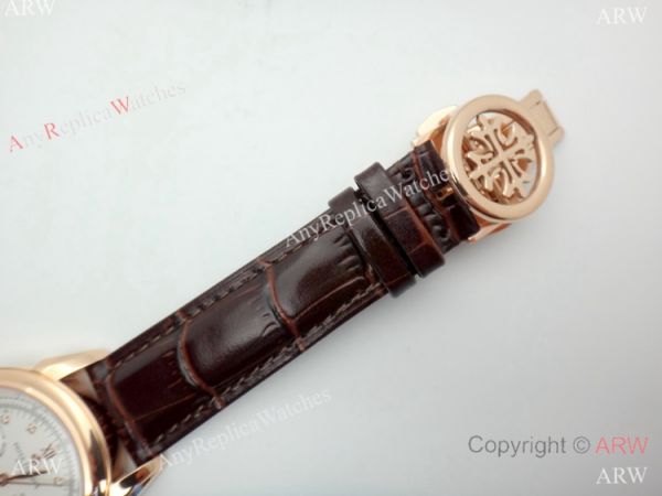 Grade 1A Replica Patek Philippe Geneve Complications Rose Gold SWISS 9100 Watch 42mm Grade 1A Replica Patek Philippe Geneve Complications Rose Gold SWISS 9100 Watch 42mm