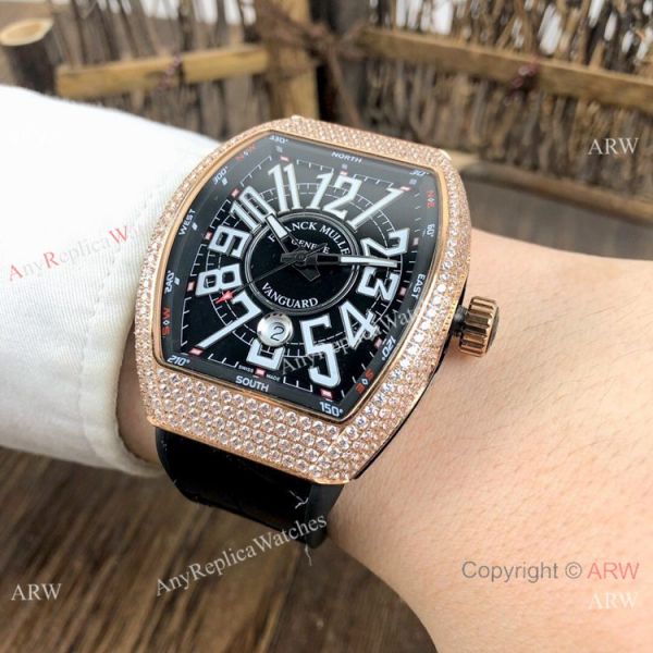 Knockoff Franck Muller Vanguard Classical Men Watch Rose Gold Diamonds Knockoff Franck Muller Vanguard Classical Men Watch Rose Gold Diamonds