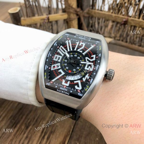 Copy Franck Muller Vanguard Classical V45 Watch Ss Black Gummy Strap Copy Franck Muller Vanguard Classical V45 Watch Ss Black Gummy Strap