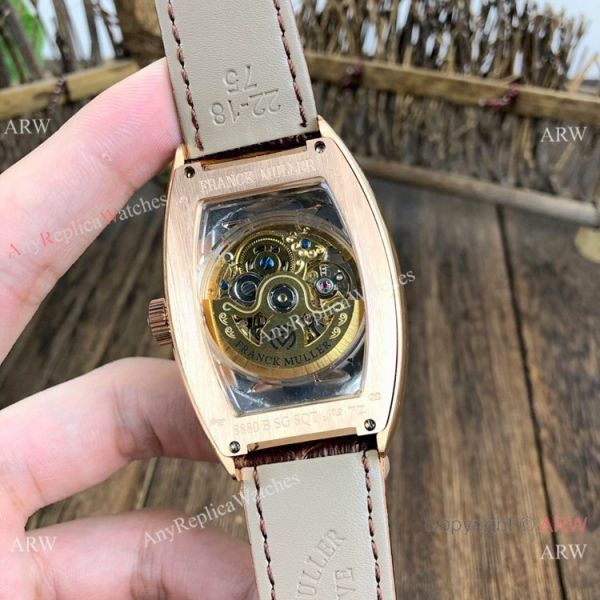 Copy Franck Muller Geneve Skeleton Watch Rose Gold Diamond Copy Franck Muller Geneve Skeleton Watch Rose Gold Diamond
