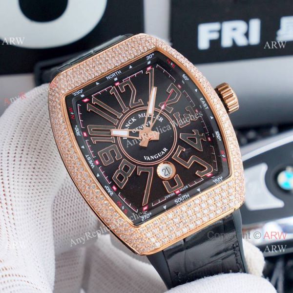 Clone Franck Muller Vanguard Yachting Silver Diamond Watches Automatic Clone Franck Muller Vanguard Yachting Silver Diamond Watches Automatic