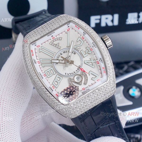 Best Replica Franck Muller Vanguard Yachting v45 Diamond Rose Gold Dial Watches Best Replica Franck Muller Vanguard Yachting v45 Diamond Rose Gold Dial Watches