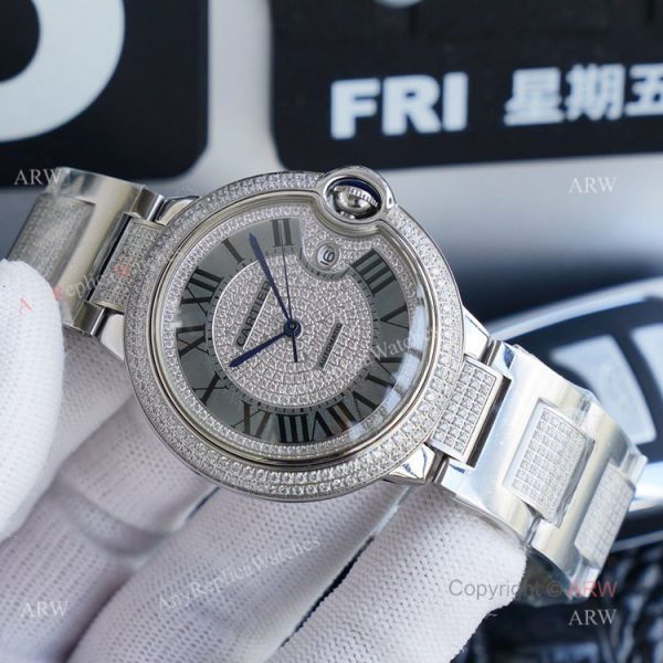 1:1 Copy Best Cartier Ballon Bleu De Cartier Stainless Steel Watch 42mm 1:1 Copy Best Cartier Ballon Bleu De Cartier Stainless Steel Watch 42mm