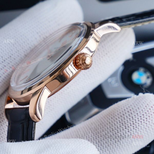 New Patek Philippe Geneve Copy Watches White Dial Black Leather Strap New Patek Philippe Geneve Copy Watches White Dial Black Leather Strap