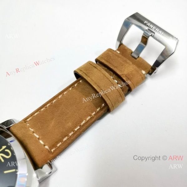 Panerai Luminor GMT PAM1321 Stainless Steel Brown Leather Strap Watch Panerai Luminor GMT PAM1321 Stainless Steel Brown Leather Strap Watch