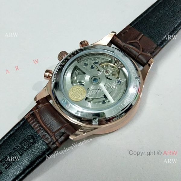 IWC Portuguese Rattrapante Rose Gold Watch Automatic Movement IWC Portuguese Rattrapante Rose Gold Watch Automatic Movement