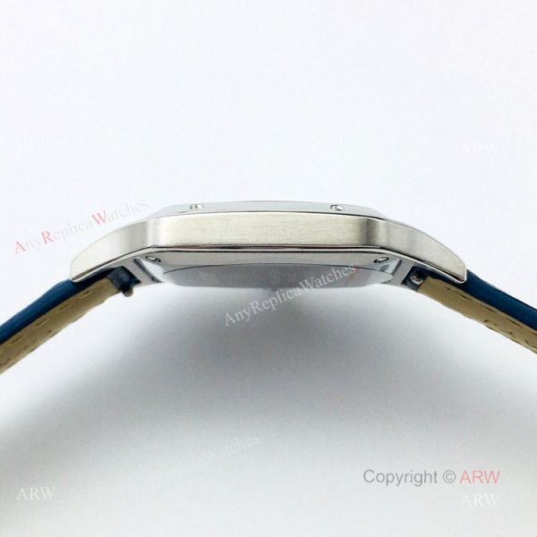 Swiss Replica Cartier Santos Dumont Blue Leather Watch New Cartier Watches Swiss Replica Cartier Santos Dumont Blue Leather Watch New Cartier Watches