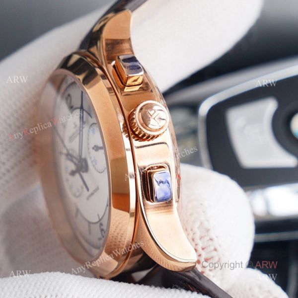 Swiss 7750 Jaeger Lecoultre Master Chronograph Rose Gold Replica Watch 40mm Swiss 7750 Jaeger Lecoultre Master Chronograph Rose Gold Replica Watch 40mm