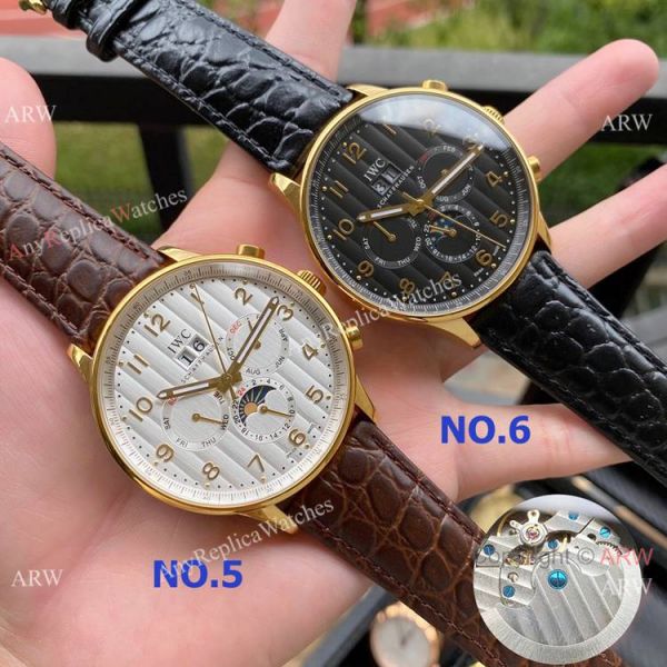 Wholesale Copy IWC Portuguese Moonphase Rose Gold Watches Wholesale Copy IWC Portuguese Moonphase Rose Gold Watches