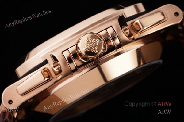 3K Factory V2 Patek Philippe Nautilus 5980 Rose Gold Black Chronograph Dial Swiss Replica Watch 3K Factory V2 Patek Philippe Nautilus 5980 Rose Gold Black Chronograph Dial Swiss Replica Watch