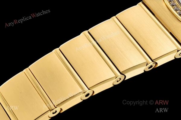 GF Factory Womens Omega Constellation Black Aventurine Dial Swiss Replica Watch GF Factory Womens Omega Constellation Black Aventurine Dial Swiss Replica Watch