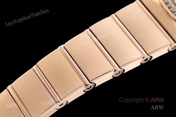 GF Factory Swiss Replica Omega Constellation Black Aventurine Dial Rose Gold Diamond Watch GF Factory Swiss Replica Omega Constellation Black Aventurine Dial Rose Gold Diamond Watch