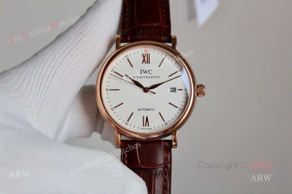 Best Replica IWC Schaffhausen Portofino White Dial Rose Gold Automatic Watch Best Replica IWC Schaffhausen Portofino White Dial Rose Gold Automatic Watch