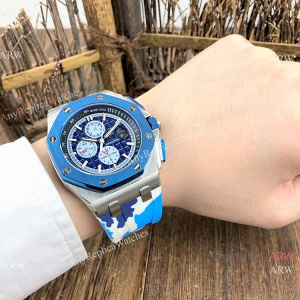 Copy Audemars Piguet Royal Oak Offshore Blue Camouflage Watches Copy Audemars Piguet Royal Oak Offshore Blue Camouflage Watches