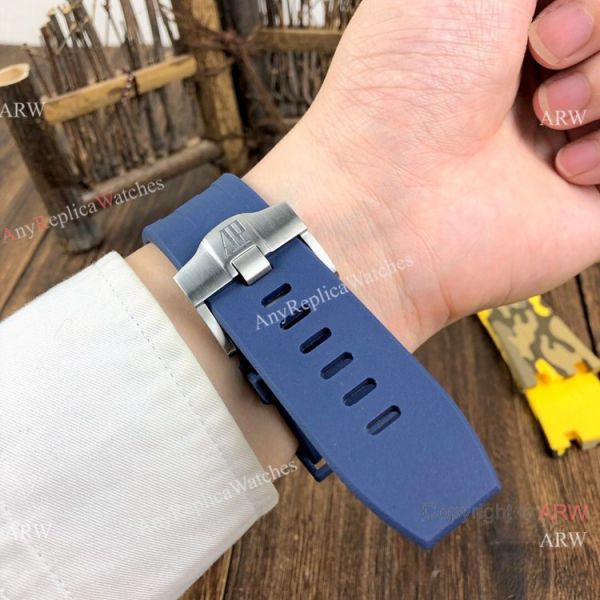Best Replica Audemars Piguet Automatic Watch SS Blue Rubber Strap Best Replica Audemars Piguet Automatic Watch SS Blue Rubber Strap