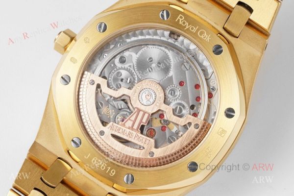 New 15202 Audemars Piguet Royal Oak All Gold Swiss Replica Watch 39mm New 15202 Audemars Piguet Royal Oak All Gold Swiss Replica Watch 39mm