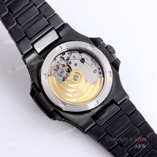 High Quality Replica Iced Out Patek Philippe Nautilus Black Diamonds Automatic Watch 40mm High Quality Replica Iced Out Patek Philippe Nautilus Black Diamonds Automatic Watch 40mm