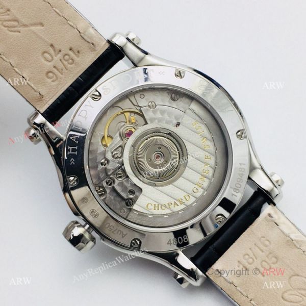 Swiss Replica Chopard Happy Sport Stainless Steel Diamond Watch For Women Swiss Replica Chopard Happy Sport Stainless Steel Diamond Watch For Women