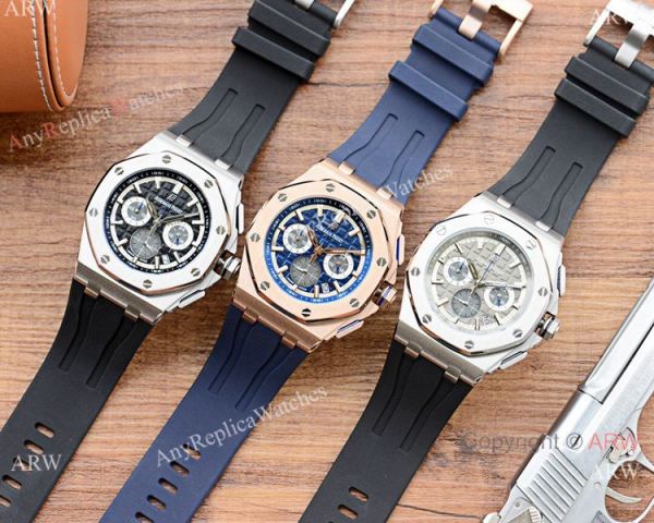 New Copy Audemars Piguet Royal Oak Chronograph Watches Rose Gold and Blue New Copy Audemars Piguet Royal Oak Chronograph Watches Rose Gold and Blue